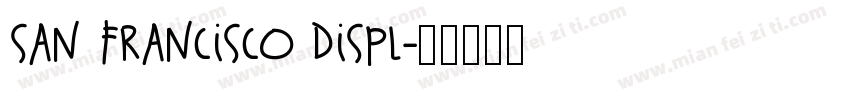 San Francisco Displ字体转换